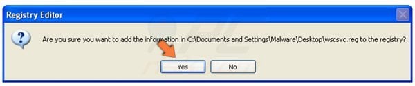 Windows XP réparation du registre pour braviax/fakerean
