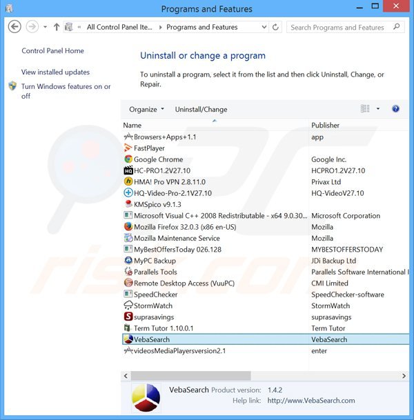 Uninstalling adware causing rogue ads in Google via Control Panel