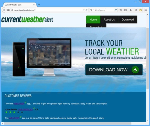 currentweatheralert adware