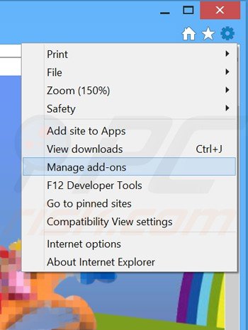 Suppression des extensions reliées à games desktop dans Internet Explorer étape 1