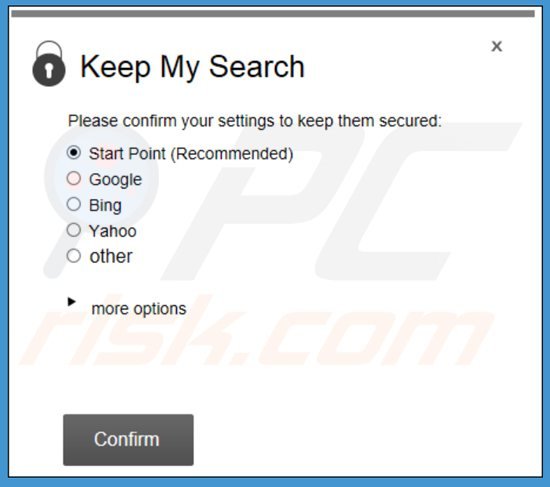 application keep my search de search.strtpoint.com 