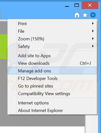 Suppression des publicités System Notifier dans Internet Explorer étape 1