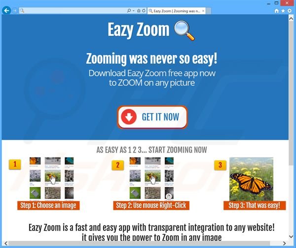 Logiciel de publicité Eazy Zoom 