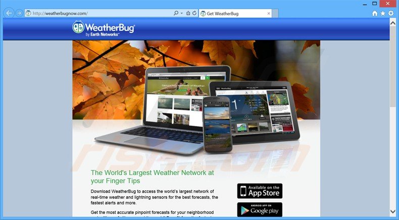 application potentiellement indésirable weatherbug