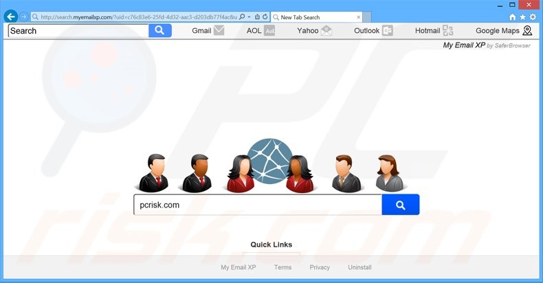 Pirate de navigateur search.myemailxp.com