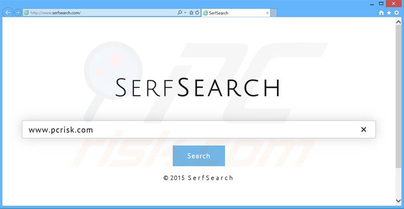 Pirate de navigateur serfsearch.com