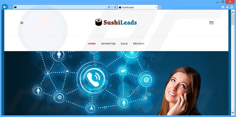 Logiciel de publicité SushiLeads 