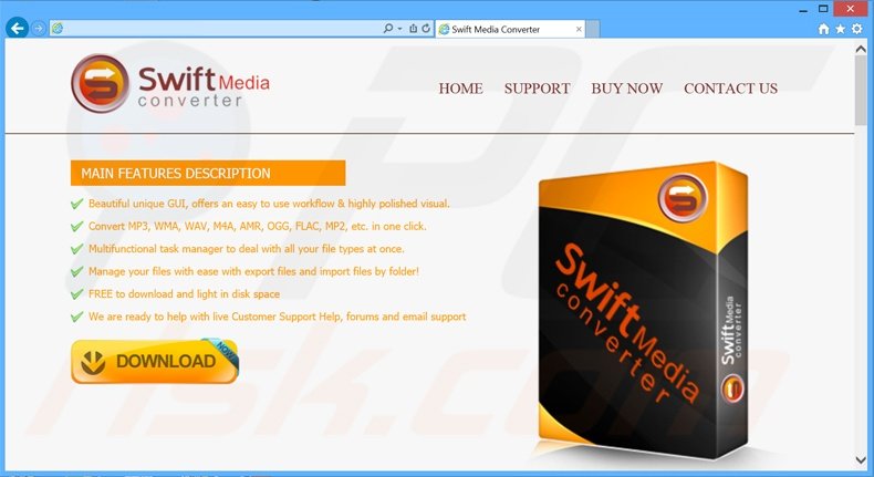 Logiciel de publicité Swift Media Converter 