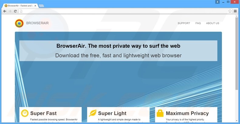Logiciel de publicité BrowserAir 