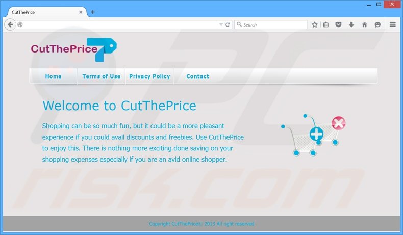 Logiciel de publicité CutThePrice 