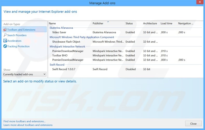 Suppression des publicités Provider dans Internet Explorer étape 2