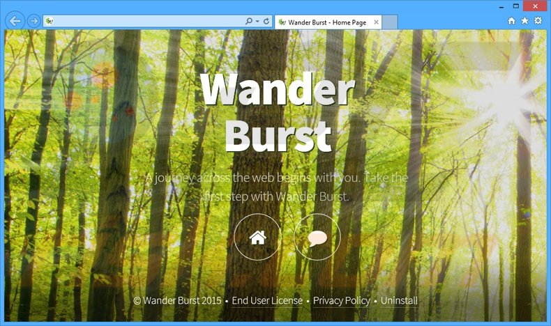 Logiciel de publicité Wander Burst 