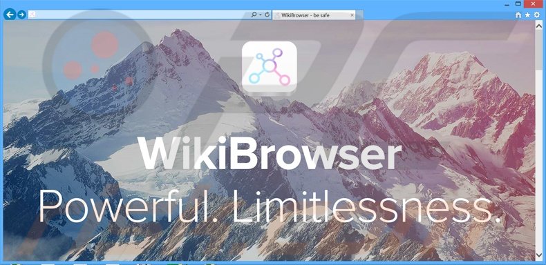 Logiciel de publicité WikiBrowser 