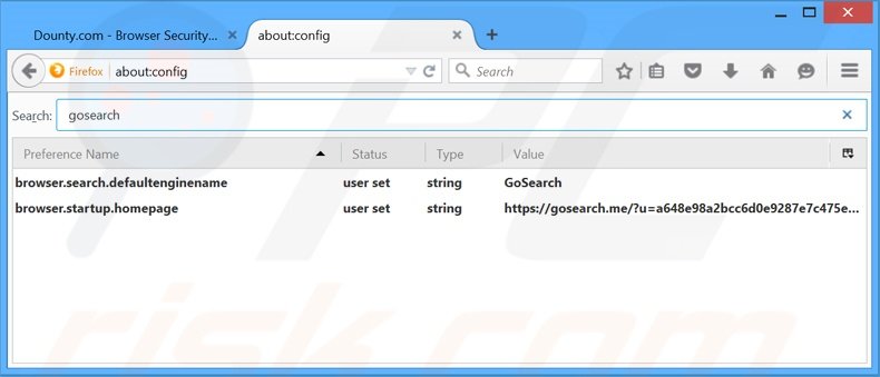 Suppression du moteur de recherche par défaut de zwiiky.com dans Mozilla Firefox 