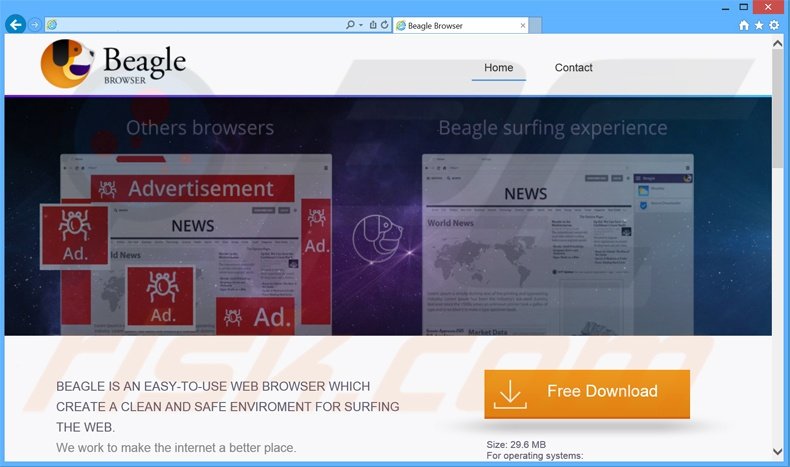 Logiciel de publicité BeagleBrowser 