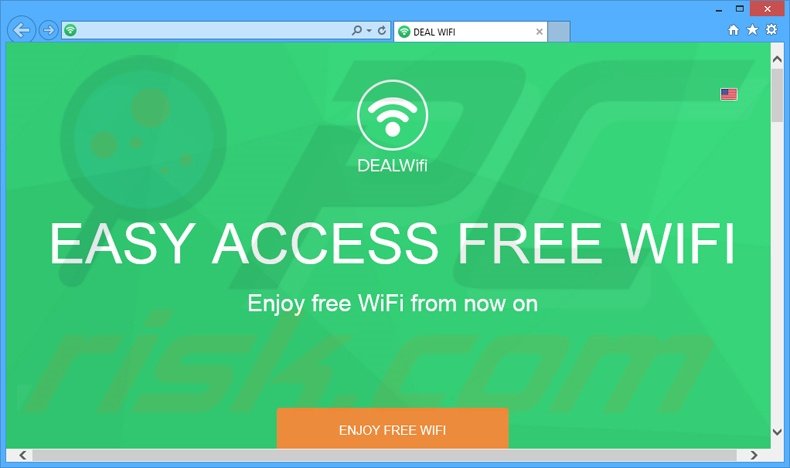 Site web officiel du pirate de navigateur DealWifi