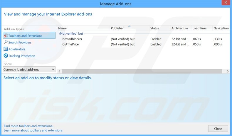 Suppression des publicités DeskBar dans Internet Explorer étape 2