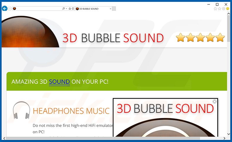 Logiciel de publicité 3D BUBBLE SOUND 