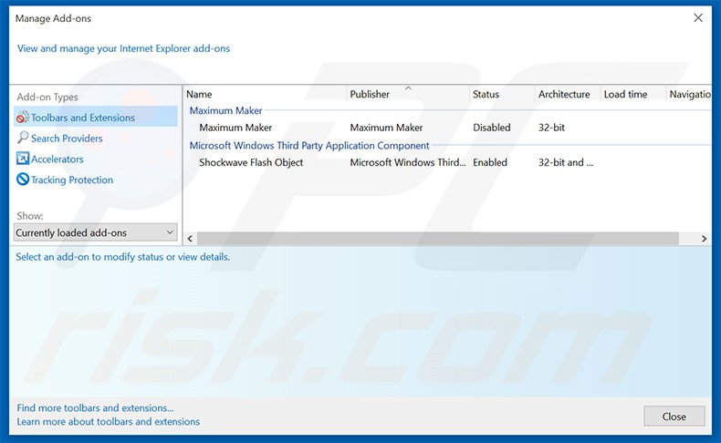 Suppression des publicités Chedot Browser dans Internet Explorer étape 2