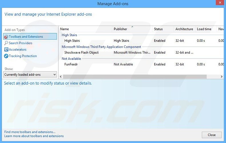 Suppression des publicités Cinemax Plus dans Internet Explorer étape 2