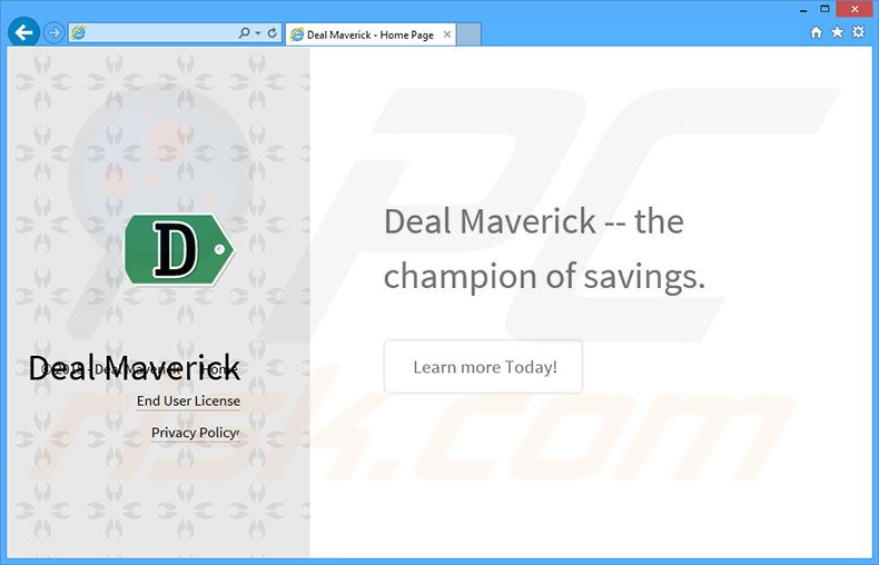 Logiciel de publicité Deal Maverick 