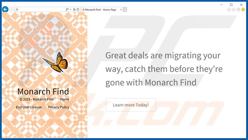 Logiciel de publicité Monarch Find