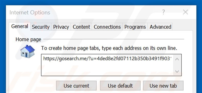 Suppression de la page d'accueil de search.bitcro.com dans Internet Explorer 