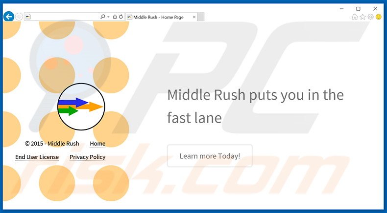 Logiciel de publicité Middle Rush 