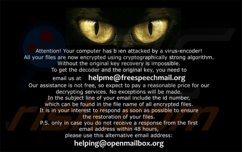 Instructions de décryption de virus-encoder 