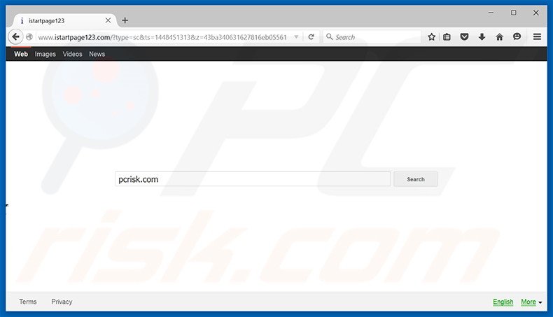 Pirate de navigateur istartpage123.com 