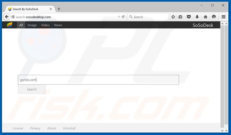 Pirate de navigateur search.sosodesktop.com