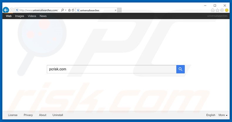 Pirate de navigateur universalsearches.com 