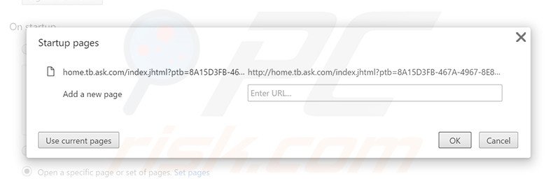 Suppression de la page d'accueil d'EasyPDFCombine dans Google Chrome 