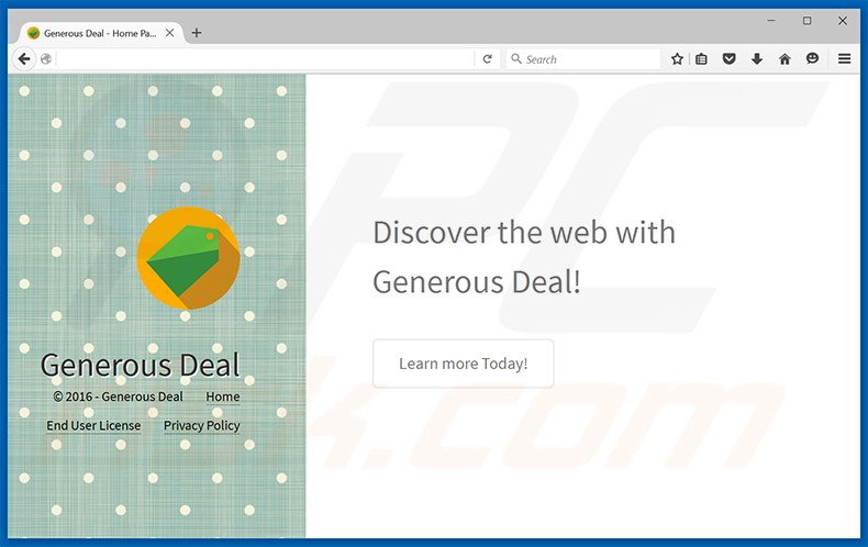 logiciel de publicité Generous Deal 