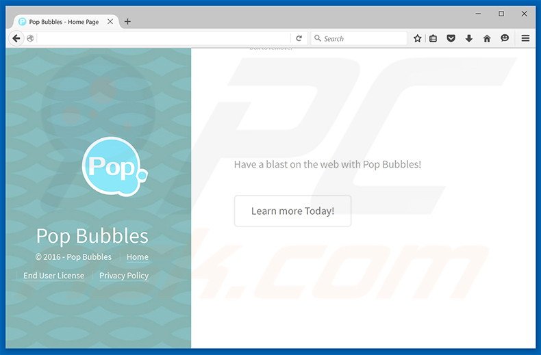 Logiciel de publicité Pop Bubbles 