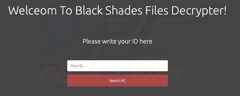 Site web de Black Shades 
