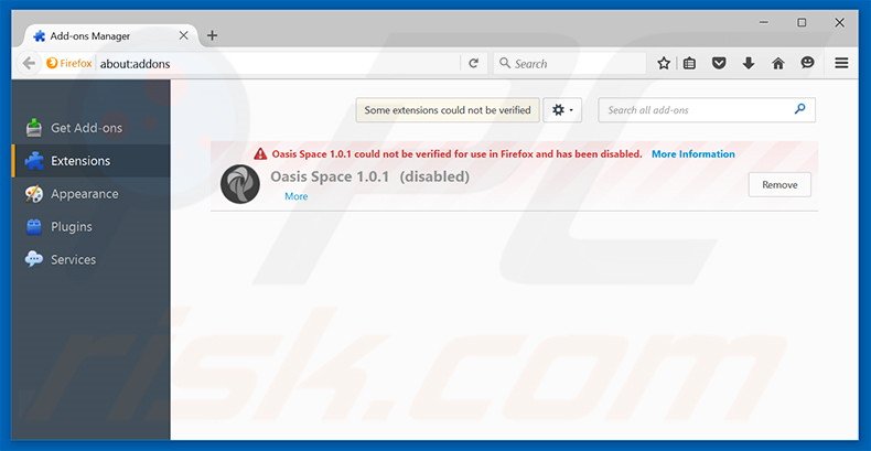 Suppression des extensions reliées à blpsearch.com dans Mozilla Firefox 
