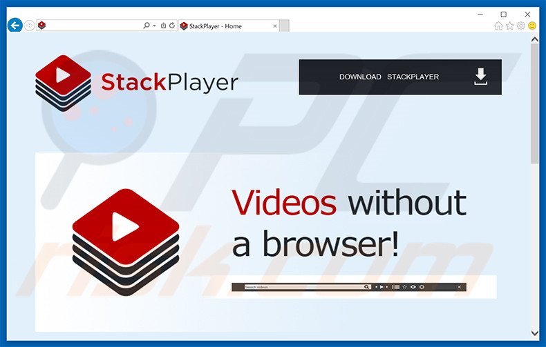 Logiciel de publicité Stack Player 
