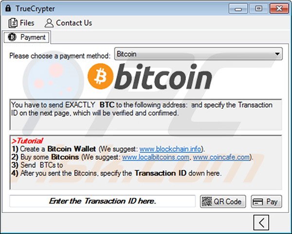 décrypteur de TrueCrypt acceptant les Bitcoins