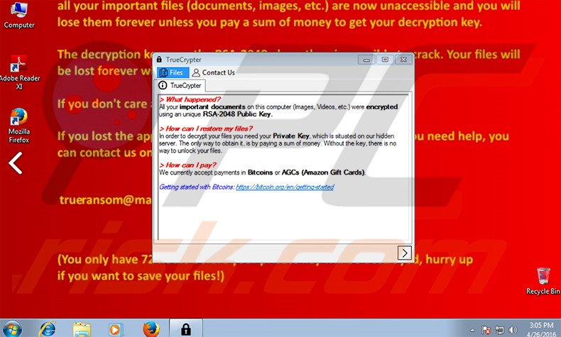 Instructions de décryptage de TrueCrypt