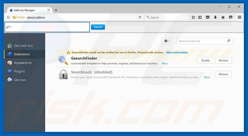 Suppression des extensions reliées à trotux.com dans Mozilla Firefox 