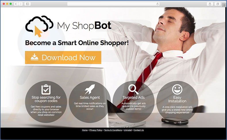 Logiciel de publicité MyShopBot 