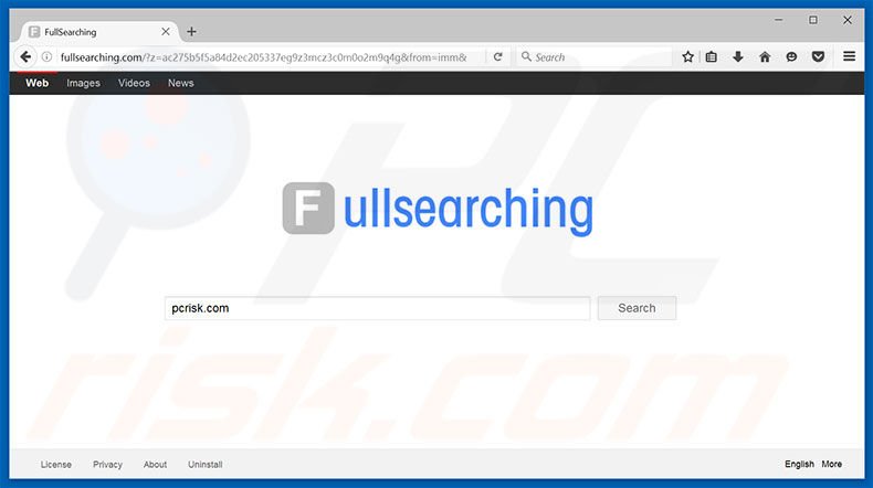 Pirate de navigateur fullsearching.com 