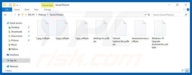 Rançongiciel Nullbyte encryptant les fichiers des victimes