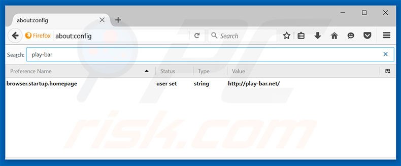 Suppression du moteur de recherche par défaut de play-bar.net dans Mozilla Firefox 