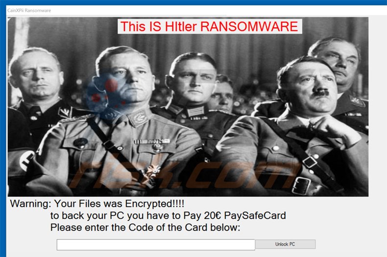 variante mise à jour du ransomware Hitler