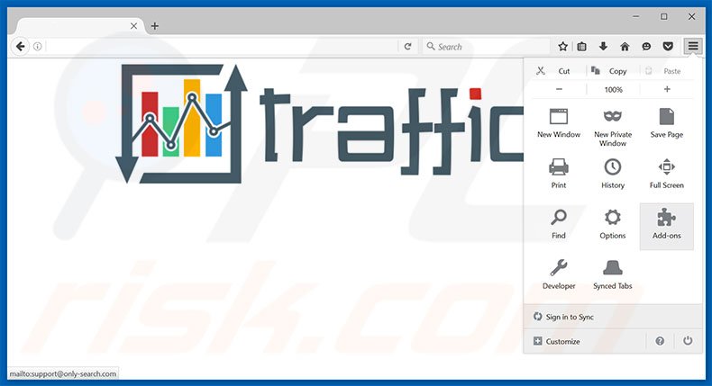 Suppression des publicités Traffic Exchange dans Mozilla Firefox étape 1