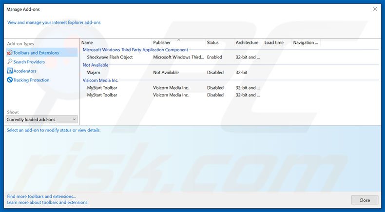 Suppression des publicités Traffic Exchange dans Internet Explorer étape 2