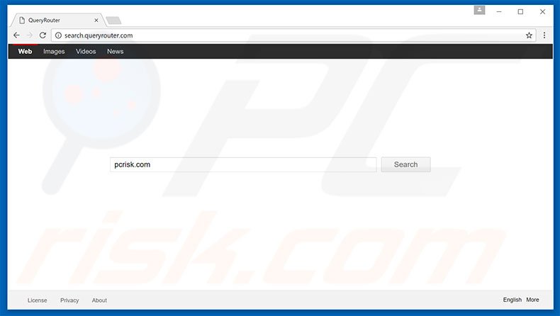 Pirate de navigateur search.queryrouter.com 