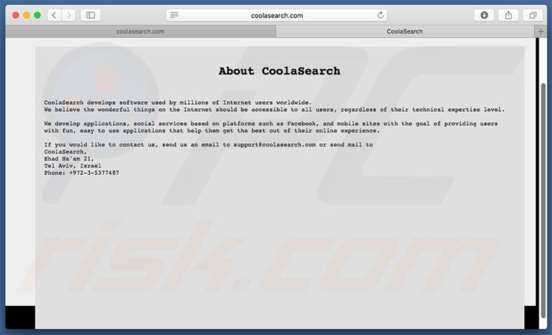 À propos de coolasearch.com 